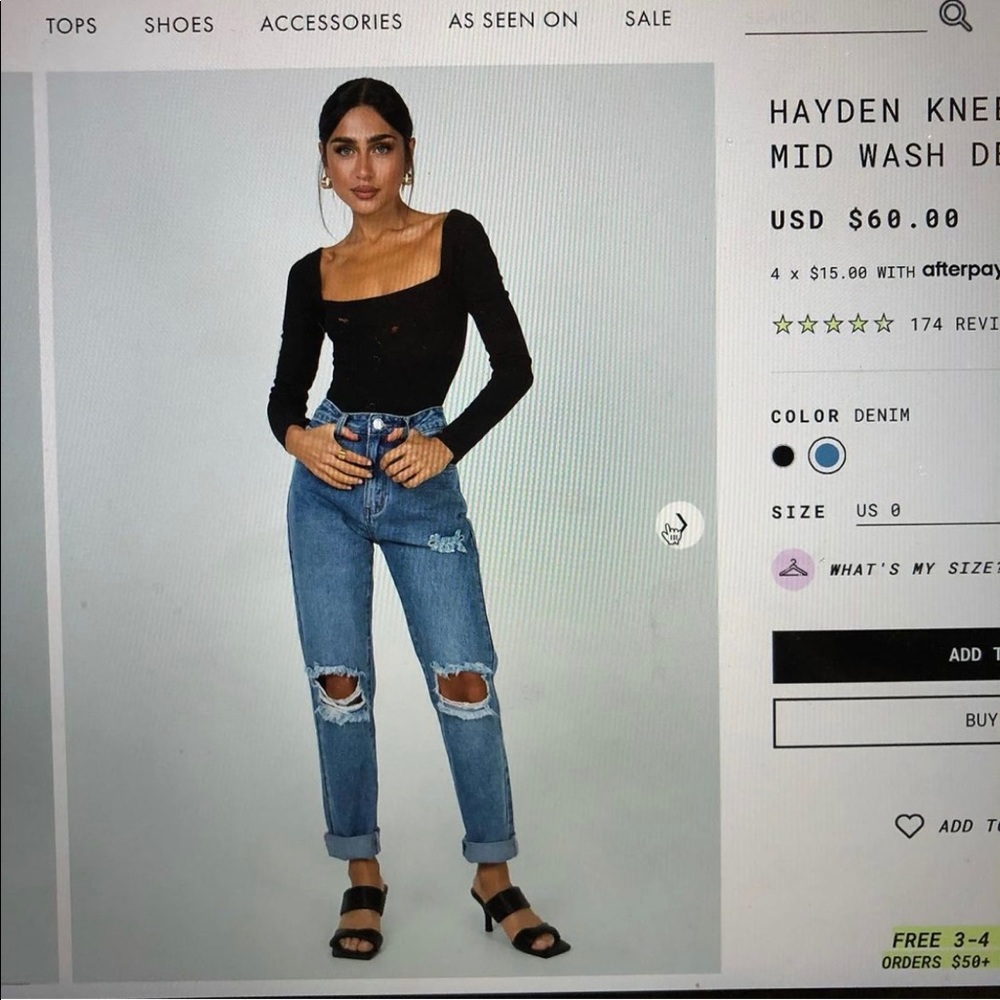 Princess Polly Mom Jeans (2 pairs)